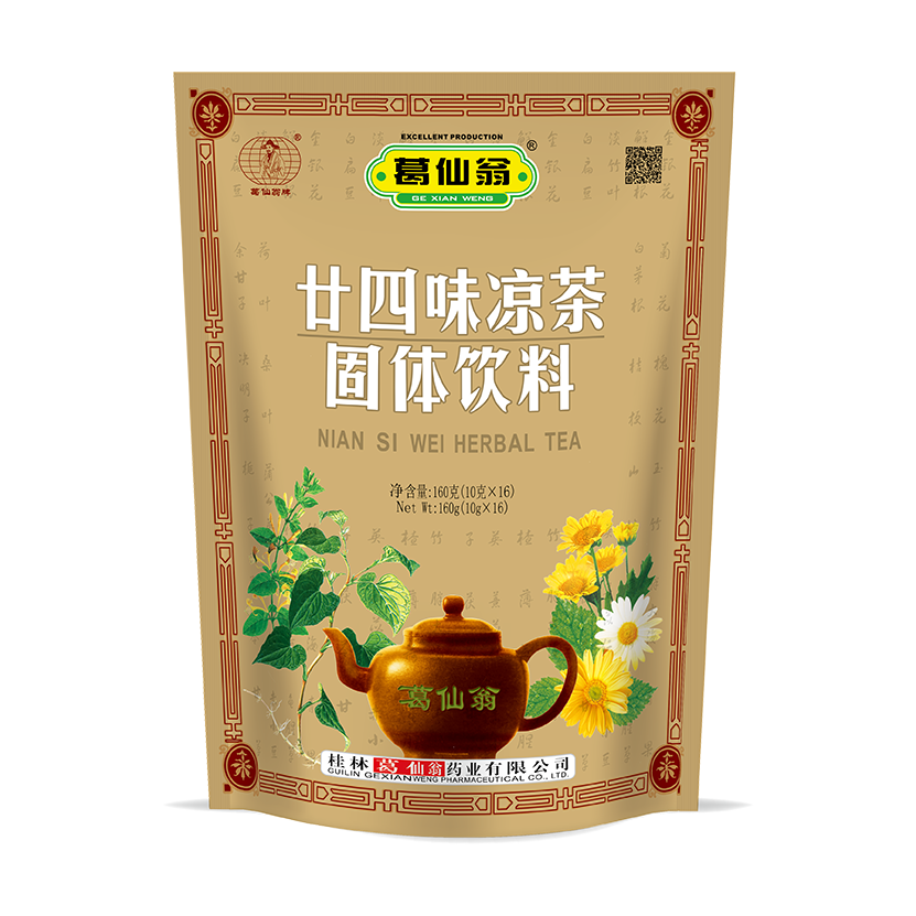 Twenty-four flavors of herbal tea